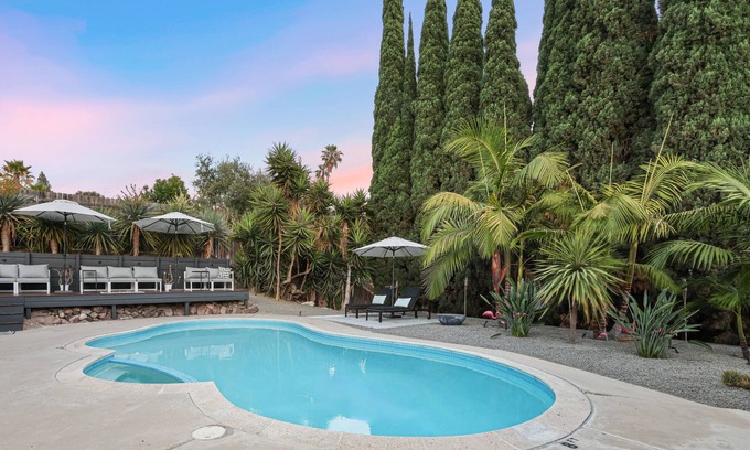 Mount Helix House | Agua Dulce | Mid Century Oasis | Pool | Hot Tub