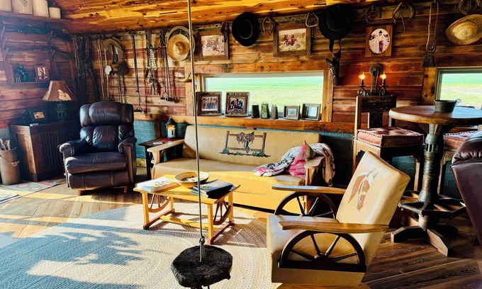 Hutchinson County House | -AH Barn has very unique accommodations with great views in the SD prairie. .