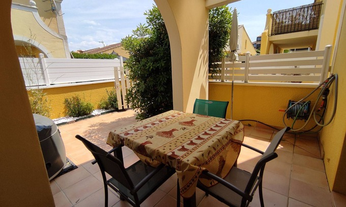 Naturist Village Villa | Air-Conditioned Villa with Terrace & Jacuzzi, Sleeps 2/4, Near Beach, Optional Parking