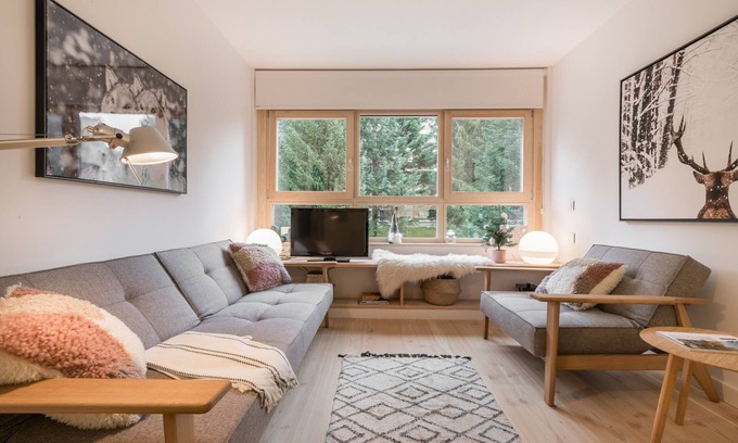 Baqueira Apartment | Airoto by Totiaran, located few steps to ski gondola in Baqueira 2 bedroom modern apartment