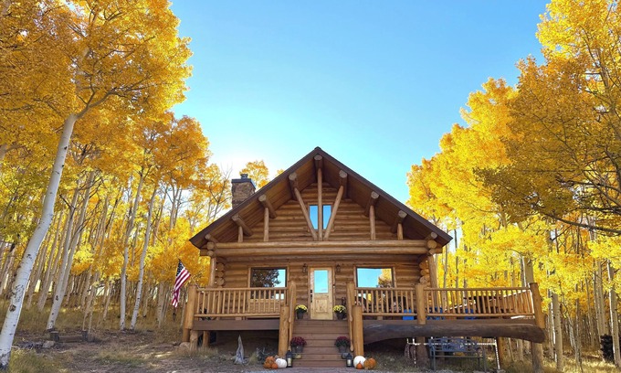 Michigan Hill Cabin | Alpine Vista Chalet - Authentic Log Cabin - Sauna