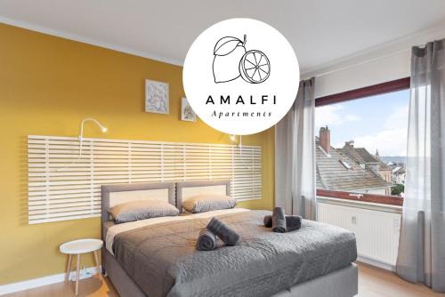 Eltville am Rhein Apartment | Amalfi Apartment A03 - 3 Zi.+ bequeme Boxspringbetten + smart TV