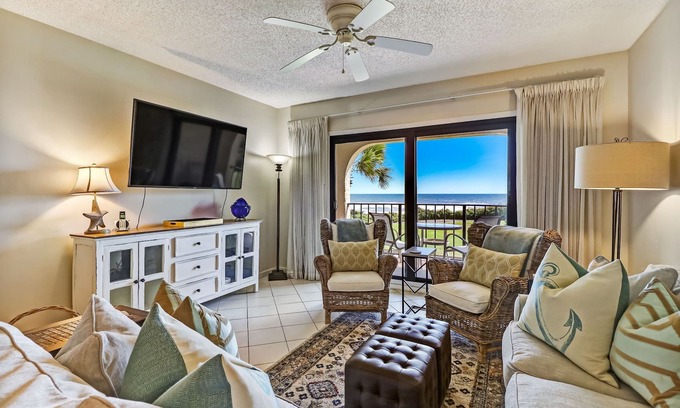 Fernandina Beach Villa | AMAZING OCEANFRONT VIEWS FROM MASTER SUITE TURTLE DUNES, OMNI RESORT AMELIA FL