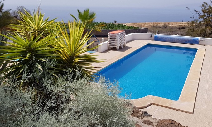 Guia de Isora Villa | Amazing Rural Villa with Fantastic Sea View and Gardens
