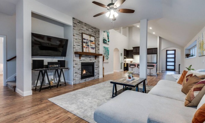 Denton County House | Amazing upgraded masterpiece with a nice gym upstairs, full kitchen, and games!