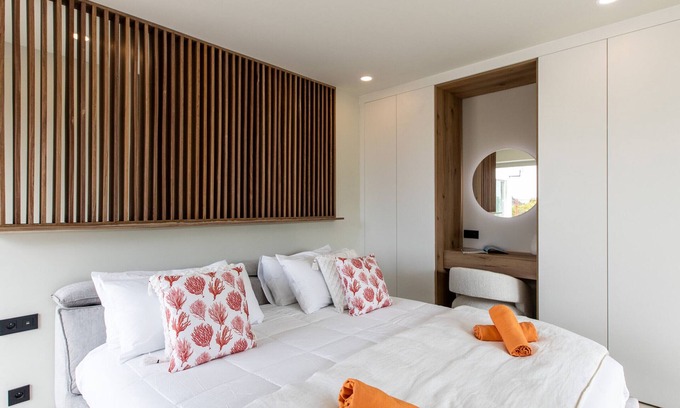 Anse Marcel Apartment | Anse Marcel: Luxury condo with terrace, pool, and AC