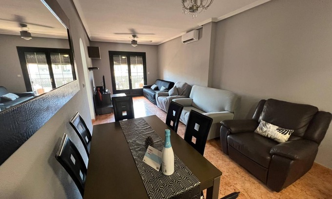Los Alcazares Apartment | Apartamento de Lujo Playa con Solárium Privado y Barbacoa