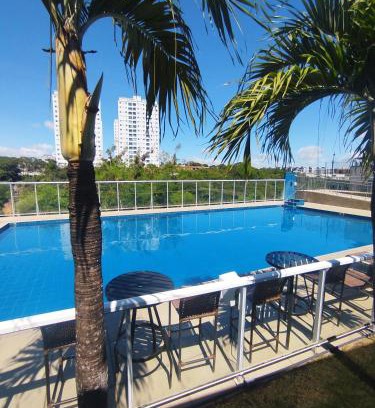 Portal do Sol Apartment | Apartamento João Pessoa Praia 1 - 2 quartos - Ar Condicionado - Condominio Completo
