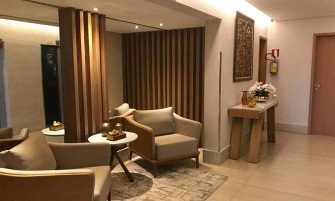 Setor Pedro Ludovico Apartment | Apartamento Mobiliado Crystal Place 4 Pessoas