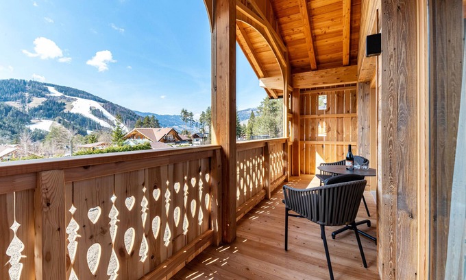 Mareo Apartment | Apartment "Les Ciases Chalets Dolomites Apt 3" with Private Balcony, Shared Sauna & Wi-Fi