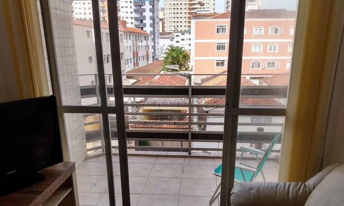 Canto do Forte Apartment | Apartment 300 meters from the sea - Boqueirão - Praia Grande - SP
