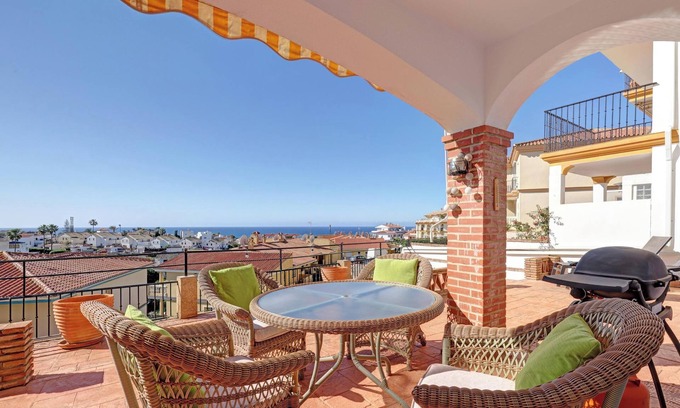 El Faro Apartment | Apartment "Amazing Sea View on 80 Sqm Terrace" with Pool & Wi-Fi