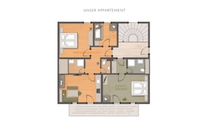 Annaberg im Lammertal Apartment | Apartment with 3 bedrooms and 2 bathrooms