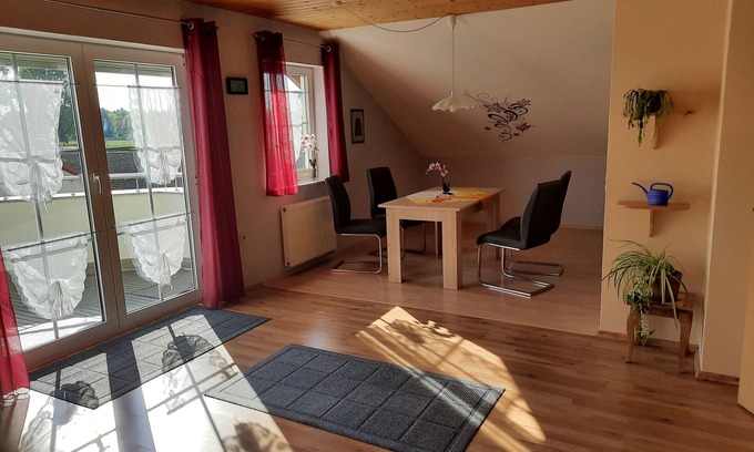 Bad Waldsee Apartment | Apartment 'Beim Ried' with Balcony and Wi-Fi