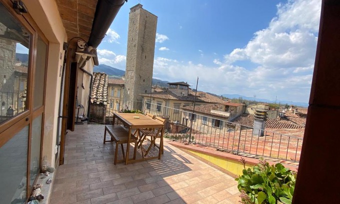 Citta di Castello Apartment | Apartment Bellavista, historic center