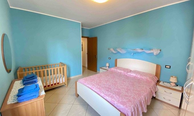 Grottammare Apartment | Apartment 'Bright 300 M From Sea' with Private Terrace