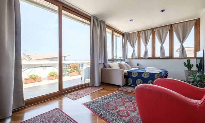 Province of Messina Apartment | Apartment 'Casa Malù' with Sea View, Garden & Wi-Fi