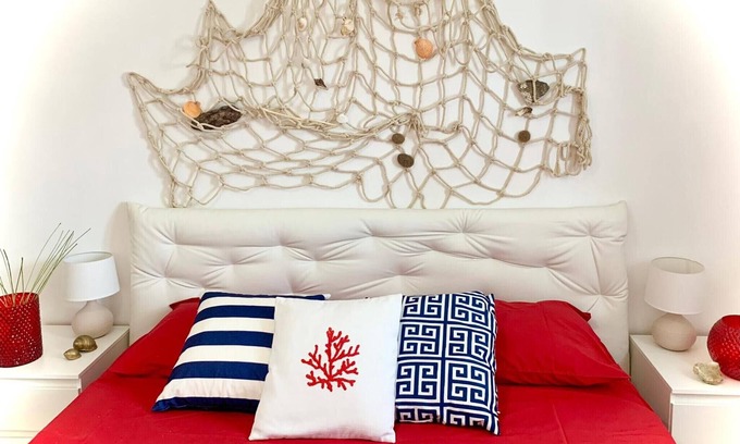 Porto Cesareo Apartment | Apartment 'Corallo' with Private Terrace, Wi-Fi and Air Conditioning