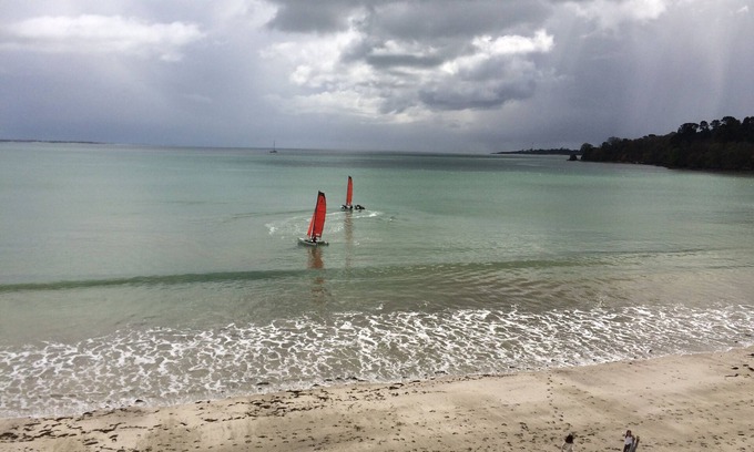Fouesnant Apartment | Apartment direct access to the beach