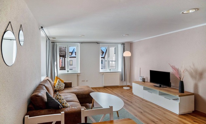 Bad Waldsee Apartment | Apartment 'Ferienwohnung 55' with Sea View and Wi-Fi