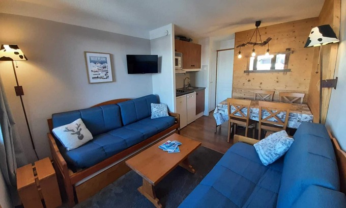 Belle Plagne Apartment | Apartment in the heart of Belle Plagne ski-in ski-out station 5 pers.