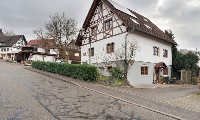 Sasbachwalden Apartment | Apartment 'Heike Schreiber' with Mountain View, Private Terrace and Wi-Fi