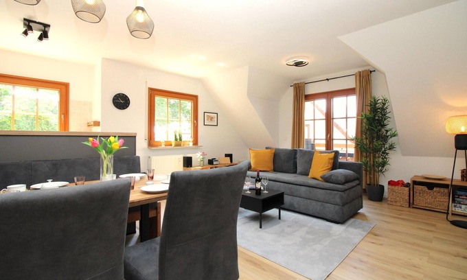 Rerik Apartment | Apartment house Seewind WE 4: modern 2-room apartment with balcony
