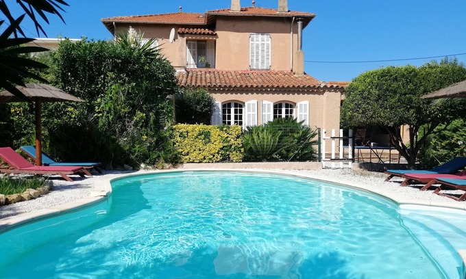 Plaine de la Brague Apartment | Apartment in villa with private pool and garden, 3 bedrooms, warm welcome.
