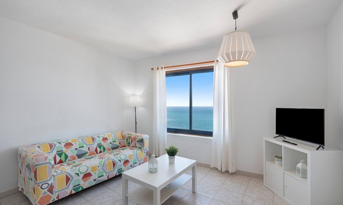 Puerto Naos Apartment | Apartment 'La Bayana Apartments - 7' with Sea View, Shared Pool and Wi-Fi