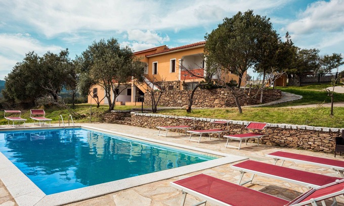 Budoni Apartment | Apartment 'Malamuri 4 Sun Vacanze ' with Shared Pool, Private Terrace and Shared Garden