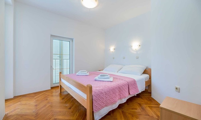 Baska Apartment | Apartment Melania on second floor with air condition and balcony
