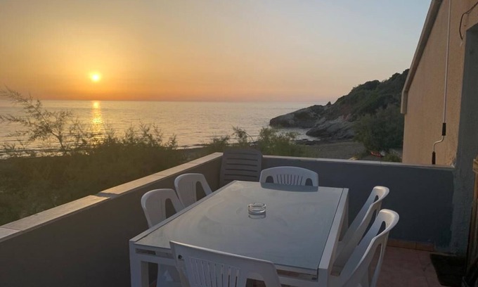 Figarella Apartment | Apartment panoramic view on the beach of Farinole