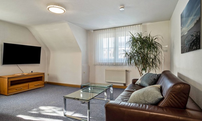 Friedrichshafen Apartment | Apartment 'Pe Loft Central' with garden courtyard and Wi-Fi
