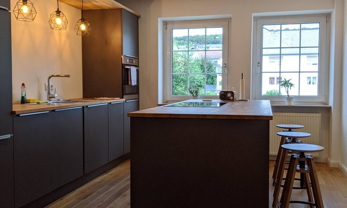 Bad Marienberg Apartment | Apartment-Private Bathroom-City view