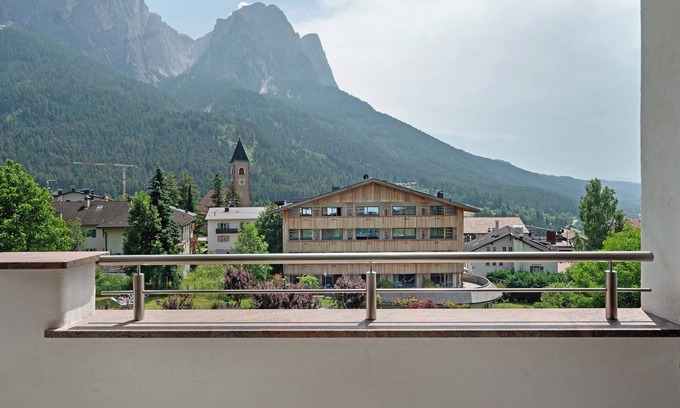 Siusi Apartment | Apartment 'Residence Nussbaumer Apt B' with Mountain View, Shared Pool and Wi-Fi