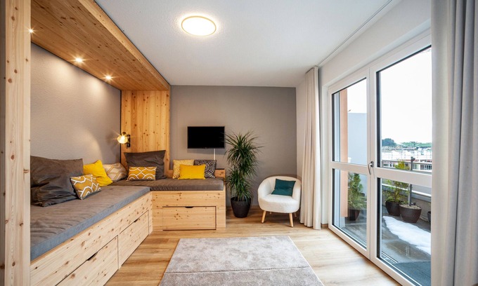 Kisslegg Apartment | Apartment 'Strasser' with Mountain View, Balcony and Wi-Fi