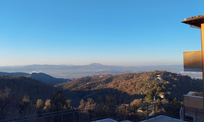 Bettona Apartment | Apartment surrounded by greenery with panoramic swimming pool, pets allowed