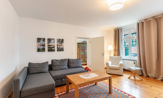 Templin Apartment | Apartment 'Traumhafte Fewo Im Herzen Templins' with Shared Terrace, Shared Garden and Wi-Fi