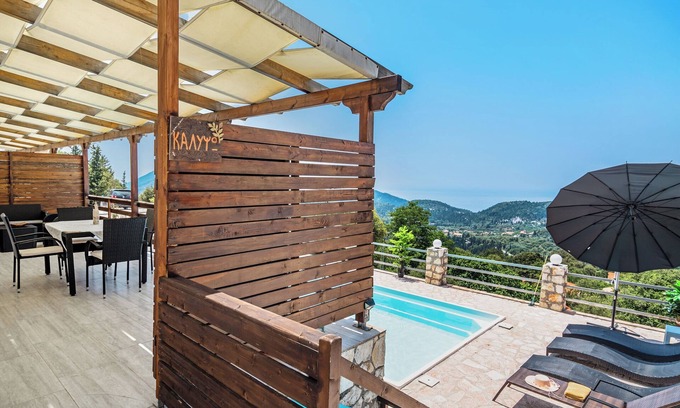 Chortata Apartment | Apartment 'Ventus Kalipso' with Sea View, Wi-Fi and Air Conditioning