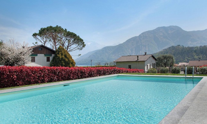 Tremezzina Apartment | Apartment Zerboni C2 with Mountain View, Wi-Fi, Pool, Garden & Terrace
