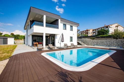 Zidarici Apartment | Apartments with swimming pool Vantacici, Krk - 21738