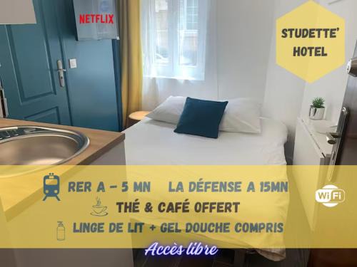 Maisons-Laffitte Apartment | Appart' Studette Cosy - STADE U ARENA