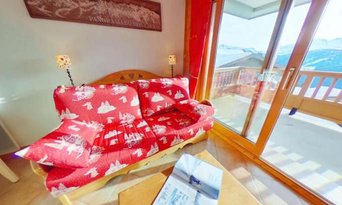 Bisanne 1500 Apartment | Appartement 3 Pièces avec Piscine et Parking - Les Saisies, 7 pers - FR-1-594-75