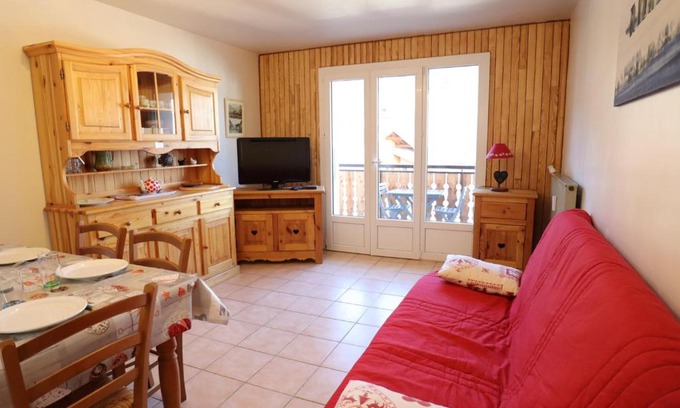 Les Gets Apartment | Appartement 6 personnes avec balcon, cœur du vieux village, proche remontées mécaniques et commerces - FR-1-623-332