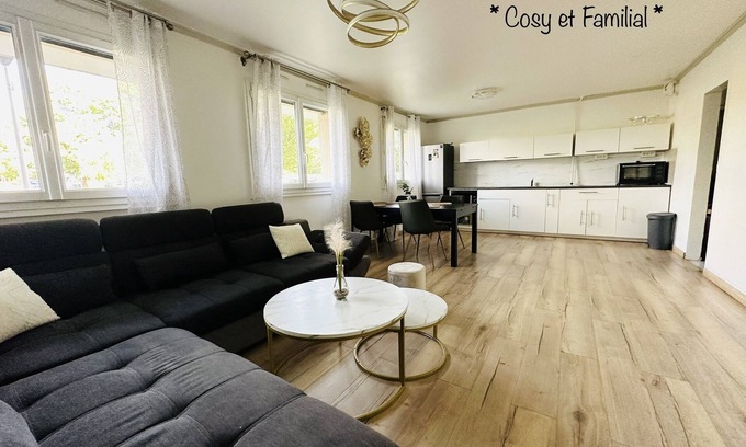 Ermont Apartment | Appartement 70m2 Cosy Famillial à Ermont