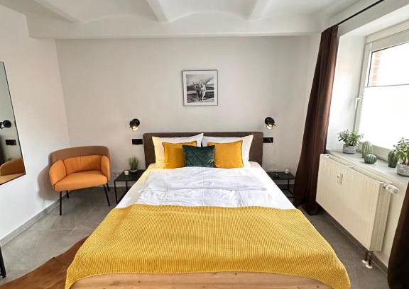 Auhagen Apartment | Appartement Auhagen - Küche, Badewanne, Regendusche, Netflix