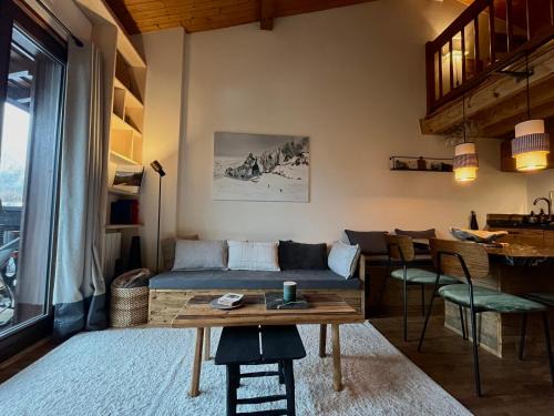 Les Tines Apartment | Appartement ensoleillé aux Tines, vue Massif