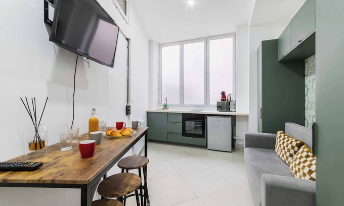 La Villette Apartment | Appartement metro jaures tout equipe - Paris 19