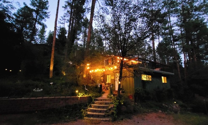 Kohls Ranch Cabin | Applecross Chalet at Tonto Creek~Hike, Explore, Hot Tub, Repeat!