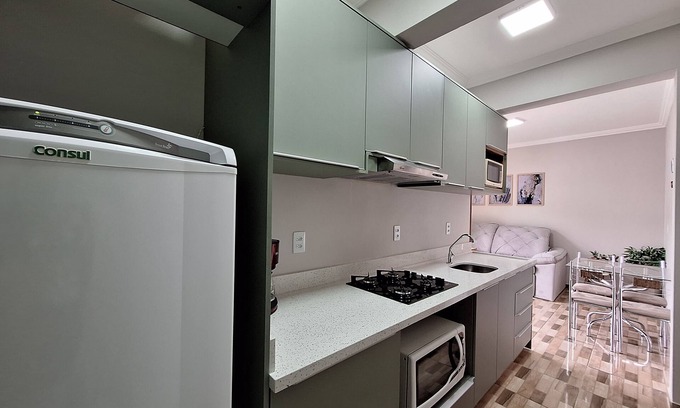 Governador Celso Ramos Apartment | Apt for 5 people 400 meters from the sea.